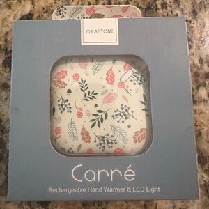 Orastone Carré Hand Warmer with Floral Design